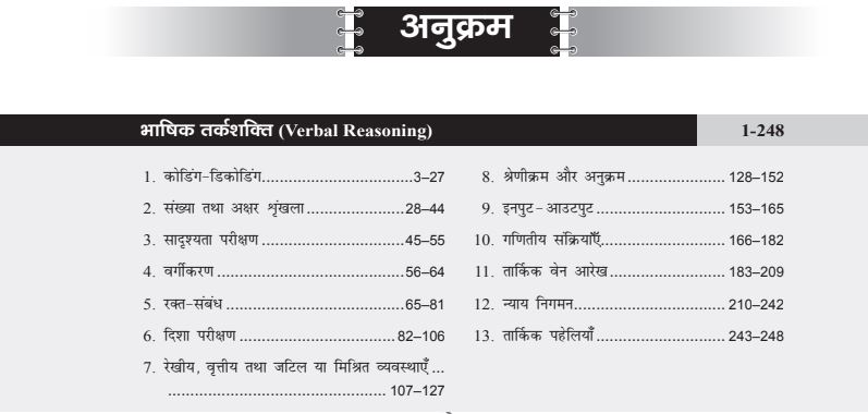 Reasoning Book in Hindi pdf
