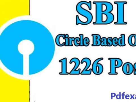 SBI Circle Based Officer CBO Online Form 2021