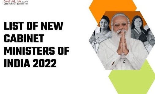 List of Cabinet Ministers of India 2022