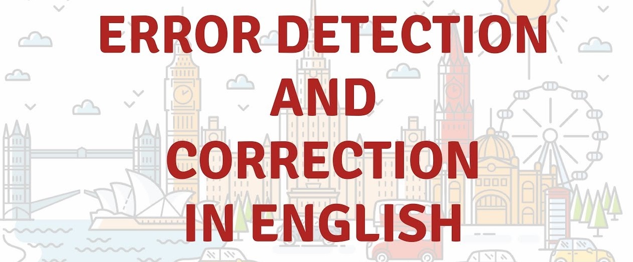 English Error Detection and Correction PDF Download