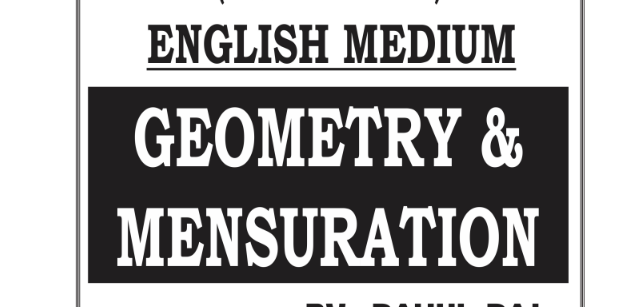 Geometry and Mensuration notes pdf in English