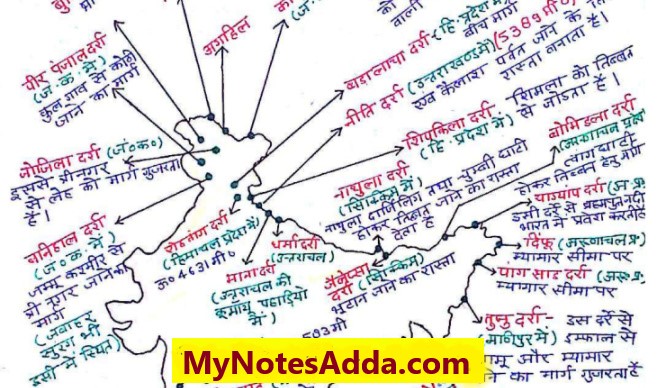 indian geography handwritten notes in hindi pdf 2022
