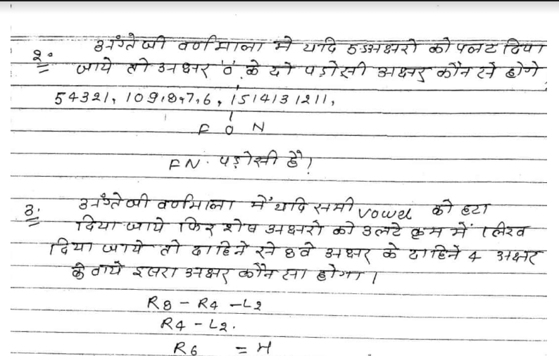 Important Reasoning Notes PDF In Hindi